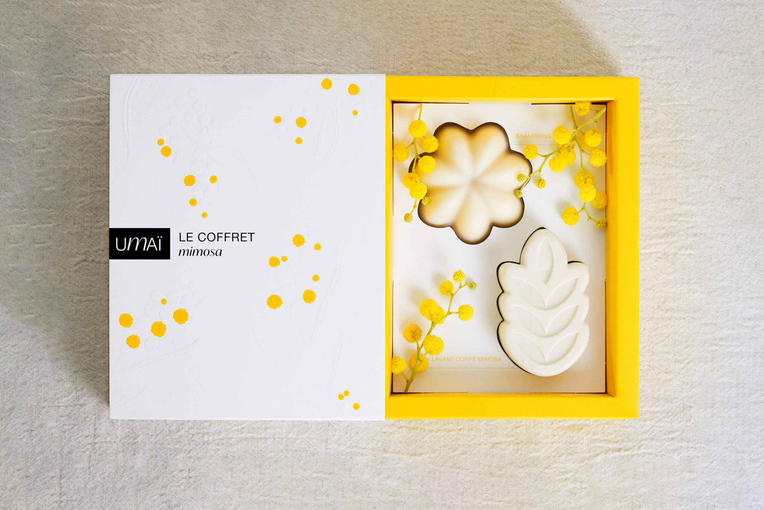 Coffret Mimosa - Savons & shampoings