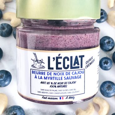 Beurre de cajou à la myrtille - Conserves & tartinables