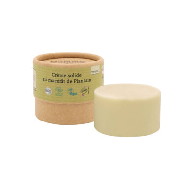 Crème solide au macérât de plantain - Crème & soins