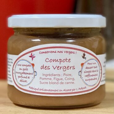 Compote des vergers - L'Arbocal - Conserves & tartinables