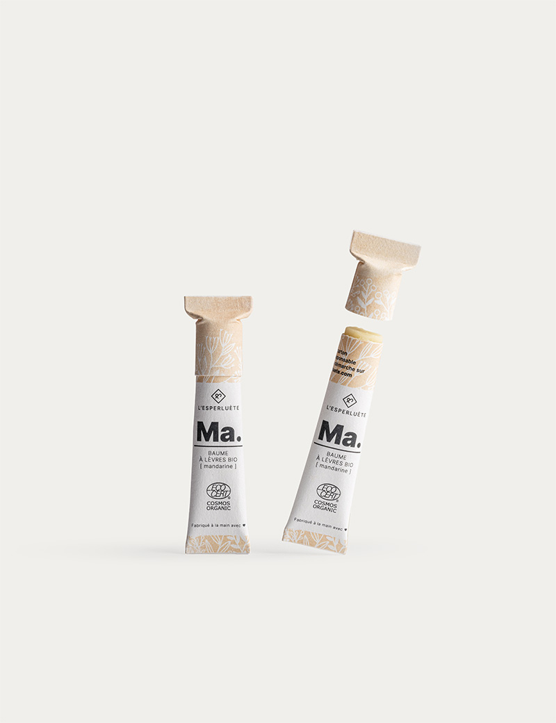 Baume à lèvre mandarine - Crème & soins