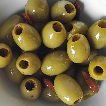 Olives à cocktail pimentées - Fruits secs & apéritifs